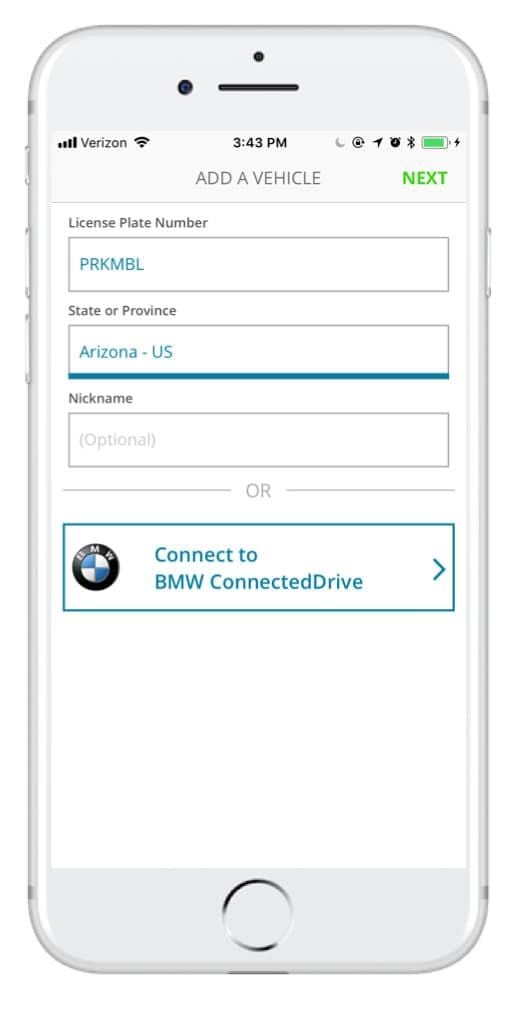 Add Vehicles to Your Account