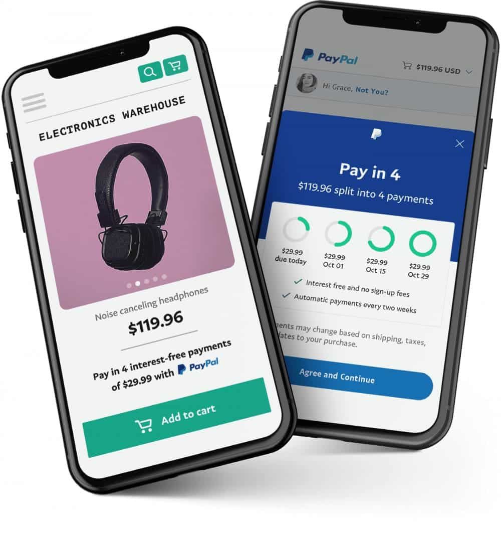 Pay in 4 from PayPal