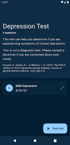 Privacy Protection Makes Depression Test a Trustworthy Mental Health Tool