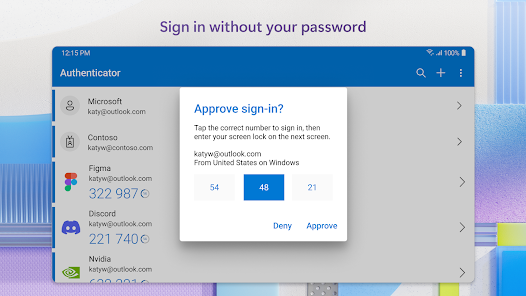 With Microsoft Authenticator, You Can Sign-in Without Your Password