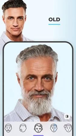 FaceApp Sliders For Natural To Dramatic Control With Finger-Light Editing