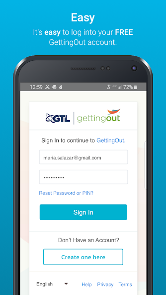How to Log Into Your Free GettingOut Account