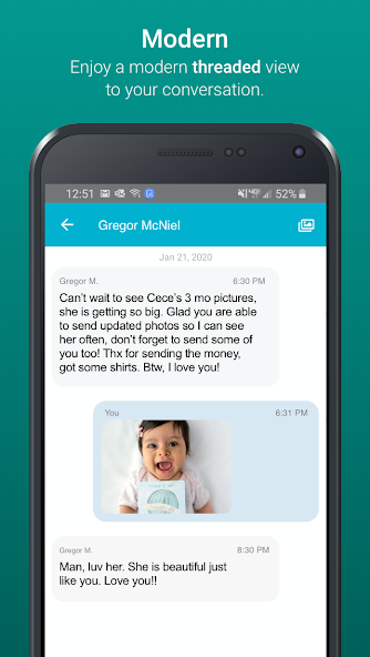 Enjoy a Modern Threaded View in Your GettingOut Conversations